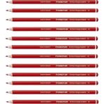 Staedler Dayanıklı Kırmızı Kopya Kalemi ( 1 Düzine= 12 Adet ) - Kırmızı Kalem - Model: 13144-23ln