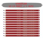 Staedtler 13144-23LN Kırılmaya Karşı Dayanıklı 12 Adet Kırmızı Kopya Kalemi