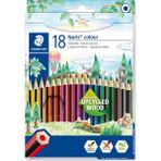 Staedtler 185 C18 Noris Kuru Boya Kalemi 18'li - Renkli
