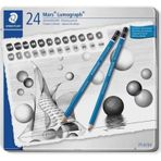 Staedtler 24'lü Mars Lumograph Dereceli Kalem Seti
