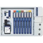 Staedtler 700 S7 Mars Matic 7'li Teknik Çizim Kalem Seti 0.2, 0.3, 0.4, 0.5, 0.6, 0.8, 1.0 mm - Renkli