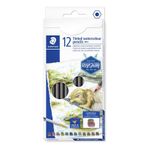 Staedtler C12 Tinted Watercolour 12'li Kuru Boya Kalem Seti