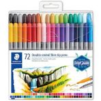 Staedtler Double Ended 72li Çift Uçlu Fineliner Kalem Seti / Tb72