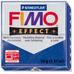Staedtler Fimo Glitter Blue Effect 57 GR Polimer Kil