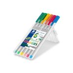 Staedtler Fineliner Kalem 6 lı 0.3 mm Tropikal Renkleri