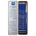 Staedtler Fırça 5'li Set 100A G6 Mars Lumograph Aquarell Kurşun Kalem