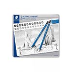 Staedtler Lumograph Kurşun Kalem Metal Kutuda 24 Lü