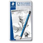 Staedtler Mars Lumograph Dereceli Kalem 12'li Set Metal Kutu (6b-4h)