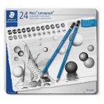 Staedtler Mars Lumograph Dereceli Kalem Karakalem Eskiz Çizim Seti 24'lü Metal Kutu (12B-10H)