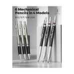 Stageek 34 Adet Sanat Mekanik Kalem Seti, Çizim Kalem 0.5, 0.7, 0.9mm ve 3 Adet 2.0mm Mekanik Çizim Kalemleri ile 384 Adet Yol Açar (6b 4b 2b 2b Hb 2h 4h Renk) Sanatçı Eskiz Çizim Için - Standart