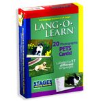 Stages Learning Lang-O-Learn ESL Evcil Hayvanlar Kelime Dağarcığı Fotoğraf Flaş Kartları