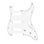 Stagg SP-PKEL-STCREA S Tipi Gitar için ABS Pickguard, 11 Delik - Yaşlı Beyaz