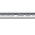 Stahlwille 10 Açık ağızlı anahtar 14 inç 10 mm uzunluğunda, çoklu