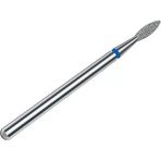 Staleks Expert Elmas Tırnak Matkap Ucu (Alev, Mavi, 2,1 Mm Kafa / 8 Mm Wp) – Orta Boy 100 Tanecik, Manikür/Pedikürde Hassas Manikür Yan Duvar Işleme Için