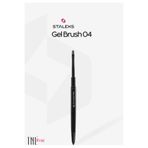 STALEKS Gel Brush 04 Protez Tırnak Jel Fırçası 7mm