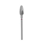 Staleks Matkap Uçları Mısır Tırnak Manikür Karbür Frustum Grit Kırmızı Akrilik Jel Polygel Çiviler Shellac Sökücü 6/14mm