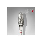 STALEKS Sert Alaşım Mısır Freze, Kırmızı, Çap 6 mm / Çalışma Kısmı 14 mm