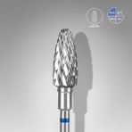 STALEKS Sert Alaşım Mısır Freze, Mavi, Çap 6 mm / Çalışma Kısmı 14 mm