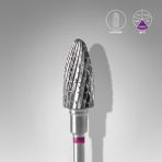 STALEKS Sert Alaşım Mısır Freze, Mor, Çap 6 mm / Çalışma Kısmı 14 mm