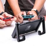 Stand for Nintendo Switch, Holder for Nintendo Switch and Switch Car Mount - Black (2 in 1)