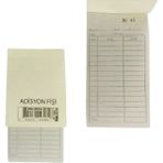 Standart Adisyon Fişi 7.5X15 Cm, 36'lı, 1 Adet - 7,5 x 15 cm - Seçenek 1