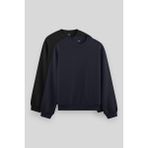 Standart Fit Basic O Yaka 2li Paket Siyah-Lacivert Erkek Sweatshirt - 88053
