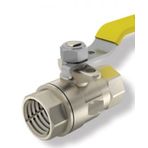 Standart Pres 3/4" Küresel Doğalgaz Vanası Kollu