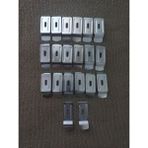 STANDART Stor ve Zebra Perde Metal Portray Geniş Kasa 4,5 cm 20 Adet - Açık Gri - 1 x 100 cm