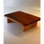 Standlı Ahşap Doğrama ve Kesme Tahtası 33,5X22 Cm, Şık ve Kullanışlı - Ahşap - Ceviz - Seçenek 1
