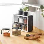 Standlı Baharatlık Takımı Kaşıklı Ve Kapaklı 12'li Baharatlık Set