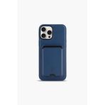STANDLI IPHONE 15 PRO MAX LACİVERT DERİ TELEFON KILIFI