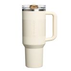 Stanley 10-12486-099 The Quencher Pro Tour Flip Straw Tumbler 40 OZ 1.18 lt Cream Fade Sızdırmaz Pipetli Termos