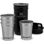 Stanley Adventure Çelik Shot Bardak Seti Paslanmaz Çelik 4 x 59 ml Siyah Renkli Aksesuar