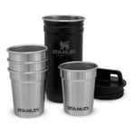 Stanley Adventure Çelik Shot Bardak Seti, Siyah, 4 X 59 Ml (Standart)