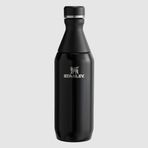 Stanley All Day Slim Soğuk Su Şişesi Termosu, Siyah, 0.35 Litre