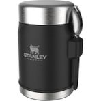 Stanley Classic 0.4l Yemek Termosu Paslanmaz Çelik ile Sızdırmaz Kapak ve Uzun Süre Sıcak/Soğuk - Siyah
