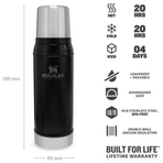 Stanley Classic Legendary 0.75 lt Siyah Termos