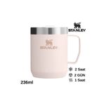 Stanley Classic Legendary Camp Mug 0.23L Termos Kupa Kamp Bardak Matara PEMBE