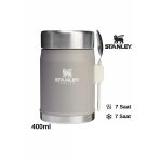 Stanley Classic Legendary Kaşıklı Yemek Termosu | 0.4L / 14Oz 2.0 Gri 10-09382-111