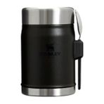Stanley Classic Legendary Kaşıklı Yemek Termosu 0.4L Siyah