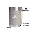 Stanley Classic Legendary Kaşıklı Yemek Termosu 0.4L Termos Kamp Matara GRİ