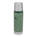 Stanley Classic Legendary Vakumlu Çelik Termos, Yeşil (Hammertone Green), 0.47 Litre