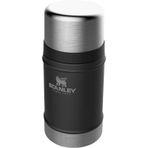 Stanley Classic Legendary Vakumlu Çelik Yemek Termosu, Mat Siyah, 0.7 Litre