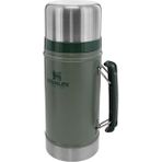 Stanley Classic Legendary Vakumlu Çelik Yemek Termosu, Yeşil (Hammertone Green), 0.94 Litre (Standart)