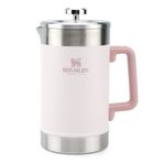 Stanley Classic Stay Hot 10-02888-85 French Press Termos 1,4 L Toz Pembe