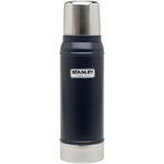 Stanley Classic Vakumlu 0,75 Lt Siyah Paslanmaz Çelik Termos
