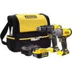 Stanley Fatmax 18 V Şarjlı Kömürsüz Darbeli Matkap+Şarjlı Somun Sıkma