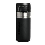 Stanley Go Quick Flip Paslanmaz Çelik Termos, 0.47 Litre, Siyah