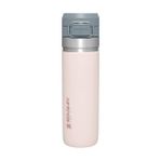 Stanley GO Quick Flip Paslanmaz Çelik Termos, Pembe Kuvars (Rose Quartz), 0.7 Litre