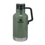 Stanley Growler Vakumlu Çelik Termos, Yeşil (Hammertone Green), 0.7 Litre